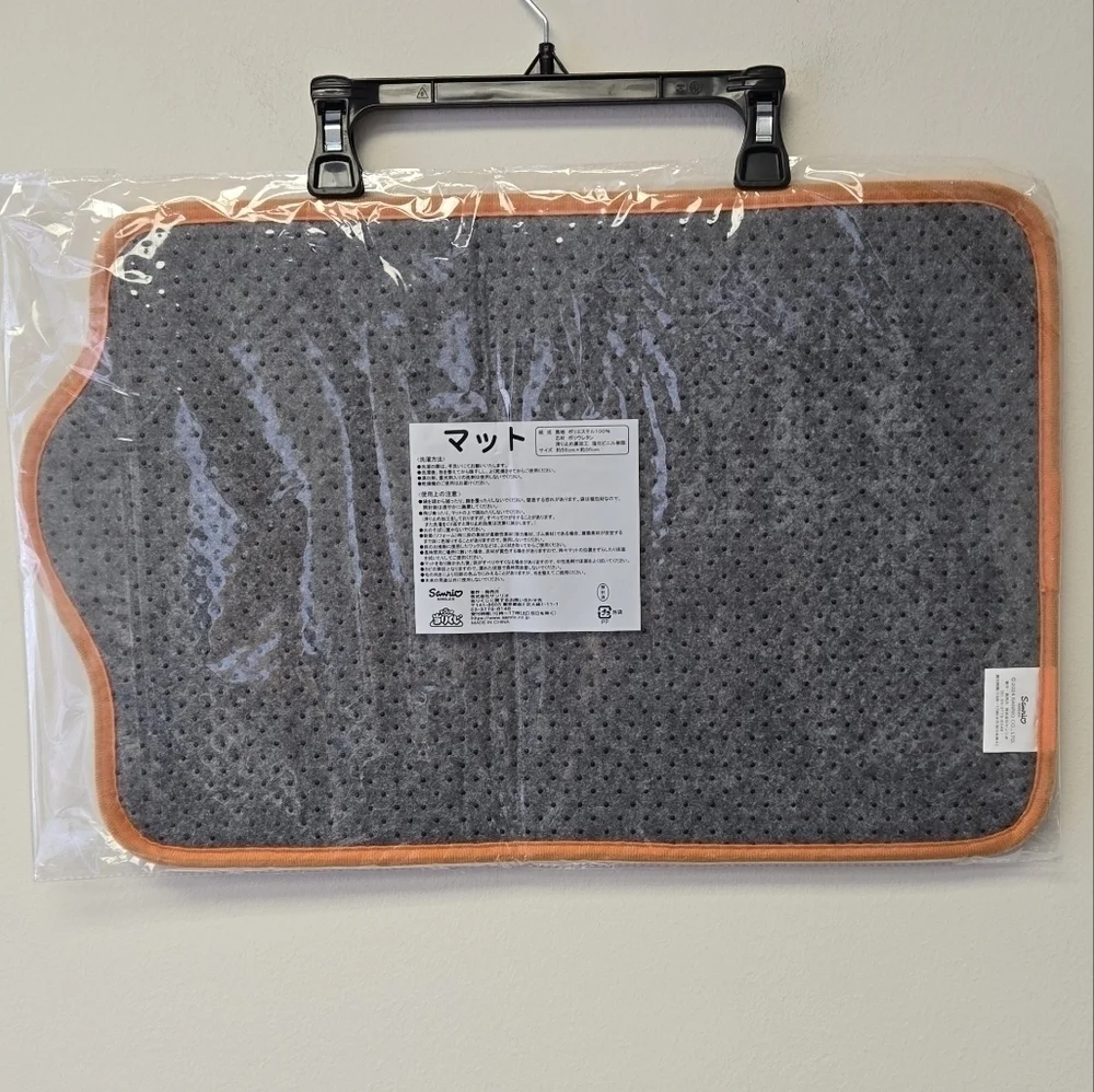 Sanrio Hangyodon Summer Themed Floor Mat Orange